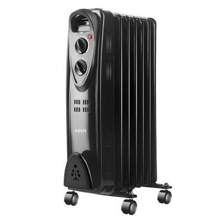 Масляный обогреватель Oasis US-15B черный