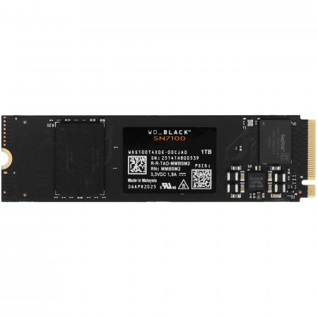 1000 ГБ SSD диск Western Digital Black SN7100 (WDS100T4X0E) черный