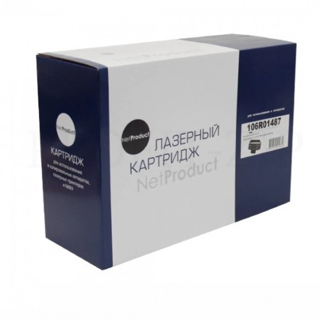 Картридж лазерный NetProduct N-106R01487 черный (повышенная емкость)
