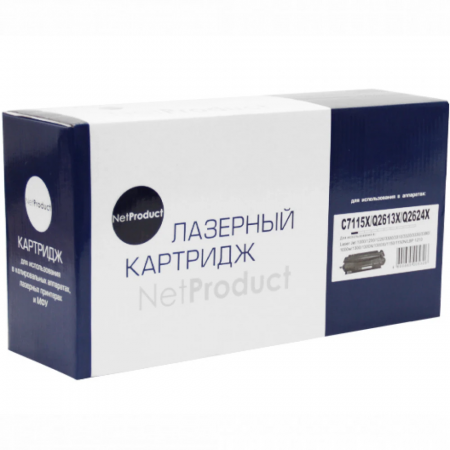Картридж лазерный NetProduct N-C7115X/Q2613X/Q2624X черный