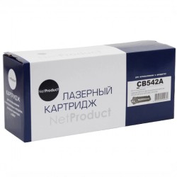 Картридж лазерный NetProduct N-CB542A желтый