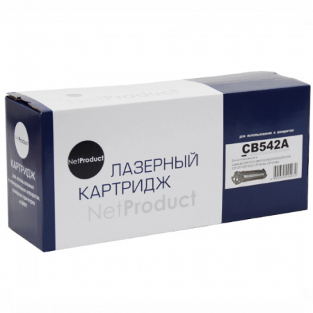 Картридж лазерный NetProduct N-CB542A желтый