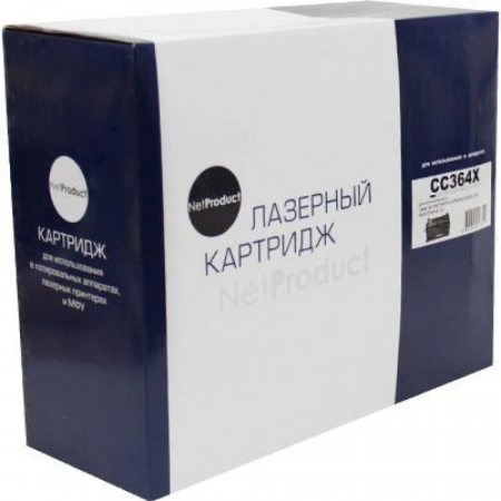 Картридж лазерный NetProduct N-CC364X черный