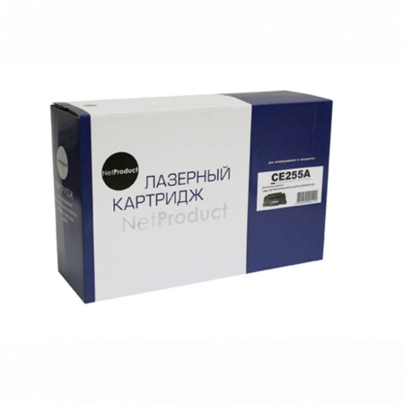 Картридж лазерный NetProduct N-CE255A черный