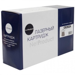 Картридж лазерный NetProduct N-CE262A желтый