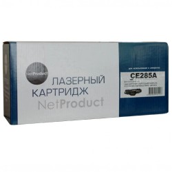 Картридж лазерный NetProduct N-CE285A черный