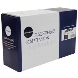 Картридж лазерный NetProduct N-CE401A голубой