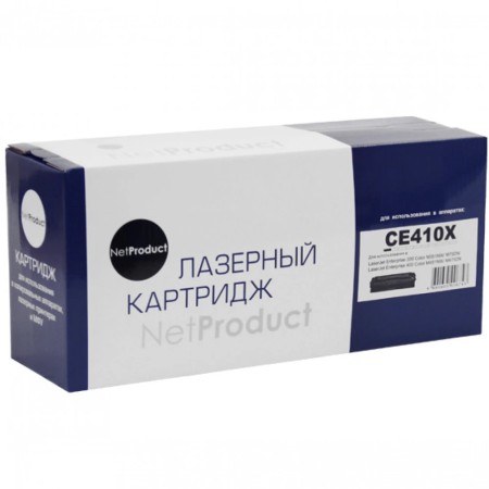 Картридж лазерный NetProduct N-CE410X черный (повышенная емкость)