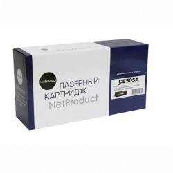 Картридж лазерный NetProduct N-CE505A черный