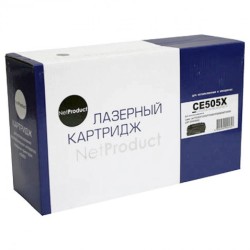 Картридж лазерный NetProduct N-CE505X черный (повышенная емкость)