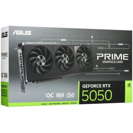 Видеокарта ASUS PRIME GeForce RTX 5050 OC Edition (PRIME-RTX5050-O8G) 8 Гб черный