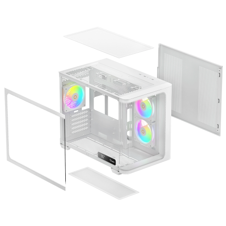 Корпус Ocypus Iota C50 Curve ARGB (Iota-C50-WHD300CD-GL) белый