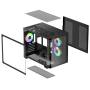 Корпус Ocypus Iota C50 Curve ARGB (Iota-C50-BKD300CD-GL) черный