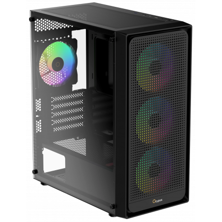 Корпус Ocypus Gamma C50 BK ARGB (Gamma-C50-BKG400XX-GL) черный