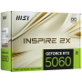 Видеокарта MSI GeForce RTX 5060 INSPIRE 2X OC (RTX 5060 8G INSPIRE 2X OC) 8 Гб золотистый