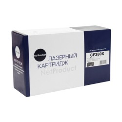 Картридж лазерный NetProduct N-CF280X черный (повышенная емкость)