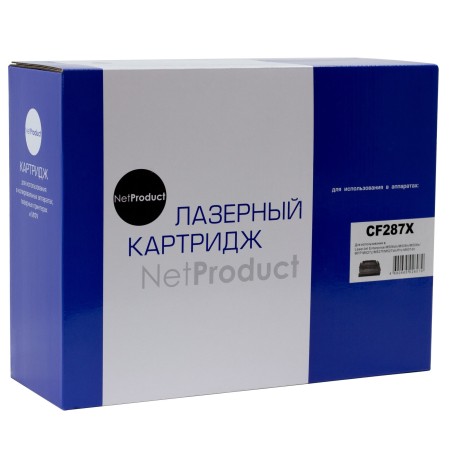 Картридж лазерный NetProduct N-CF287X черный (повышенная емкость)
