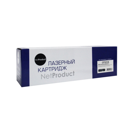 Картридж лазерный NetProduct N-CF531A голубой