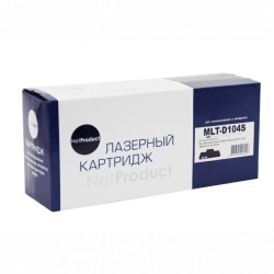 Картридж лазерный NetProduct N-MLT-D104S черный