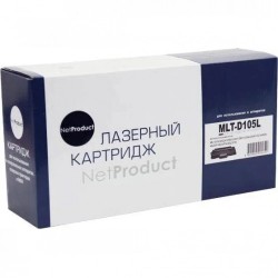Картридж лазерный NetProduct N-MLT-D105L черный (повышенная емкость)