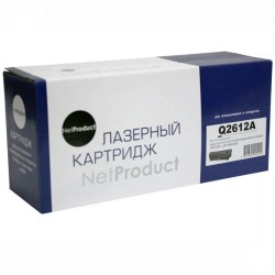 Картридж лазерный NetProduct N-Q2612A черный