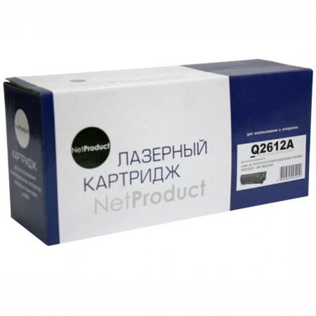 Картридж лазерный NetProduct N-Q2612A черный
