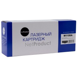 Картридж лазерный NetProduct N-W1106A черный (с чипом)