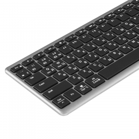 Клавиатура беспроводная + проводная UGREEN KU005 (15956) серебристый