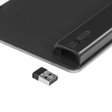 Клавиатура беспроводная + проводная UGREEN KU005 (15956) серебристый