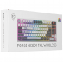 Клавиатура беспроводная + проводная MSI FORGE GK600 TKL Wireless Sky (FORGE GK600 TKL W SKY RU) белый