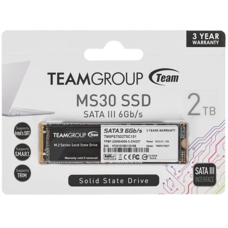 2 ТБ SSD диск Team Group MS30 (TM8PS7002T0C101) черный
