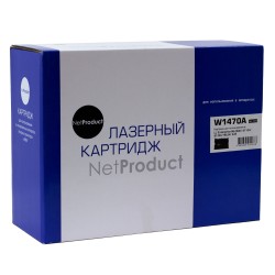 Картридж лазерный NetProduct N-W1470A черный