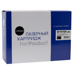 Картридж лазерный NetProduct N-W1470X черный (повышенная емкость)