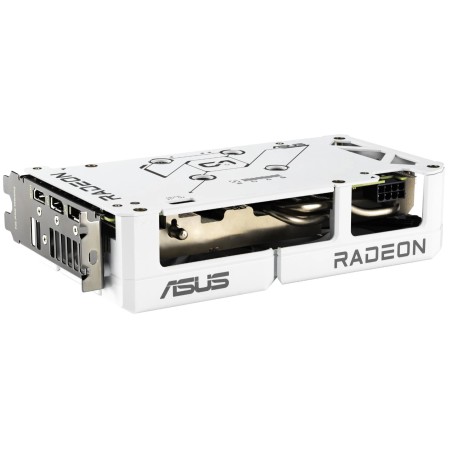 Видеокарта ASUS AMD Radeon RX 9060 XT DUAL White (DUAL-RX9060XT-16G-WHITE) 16 Гб белый