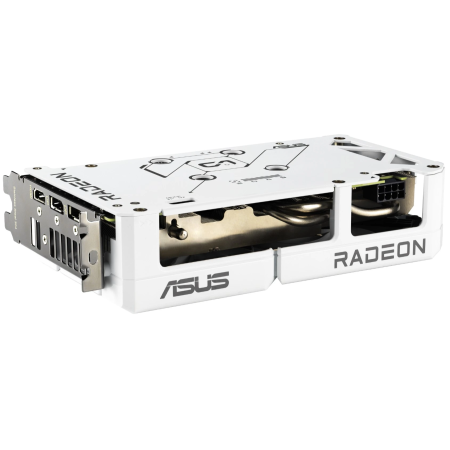 Видеокарта ASUS AMD Radeon RX 9060 XT DUAL White (DUAL-RX9060XT-16G-WHITE) 16 Гб белый