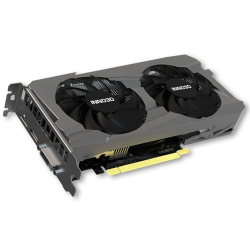 Видеокарта INNO3D GeForce RTX3050 TWIN X2 V2 (N30502-06D6-1880VA60) 6 Гб черный