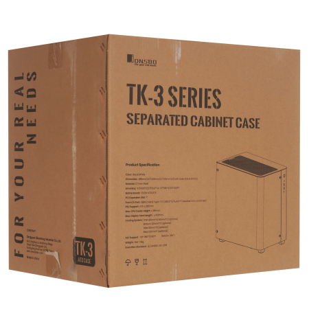 Корпус JONSBO TK-3 (TK-3 White) белый