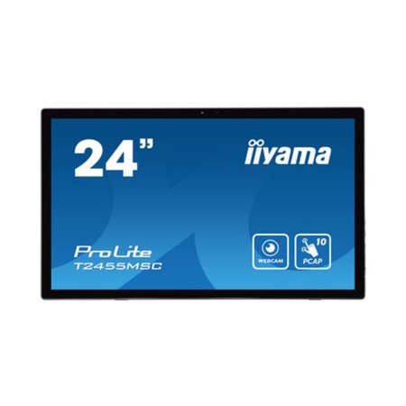 24" Монитор Iiyama ProLite PL2455M (T2455MSC-B1) черный