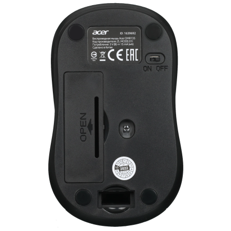 Мышь беспроводная Acer OMR135 (ZL.MCEEE.01I) зеленый