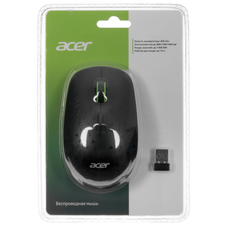 Мышь беспроводная Acer OMR307 (ZL.MCECC.022) черный