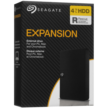 4 ТБ Внешний жесткий диск Seagate Expansion (STKM4000400) черный