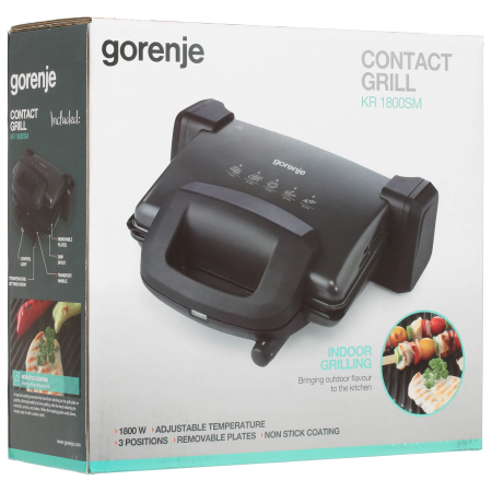 Гриль Gorenje KR1800SM черный