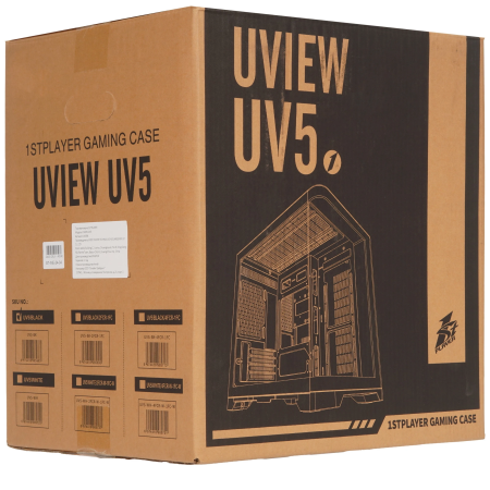 Корпус 1STPLAYER UVIEW UV5 (UV5-BK-2FC7R-1FC7) черный