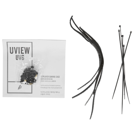 Корпус 1STPLAYER UVIEW UV6 (UV6-BK-2FC7R-1FC7) черный