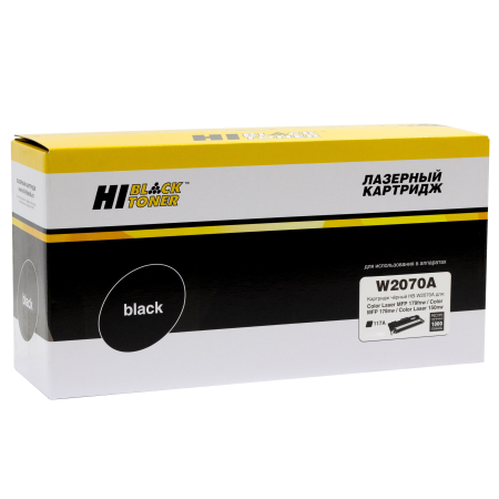 Тонер-картридж лазерный Hi-Black HB-W2070A черный