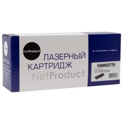 Тонер-картридж лазерный NetProduct N-106R02778 черный