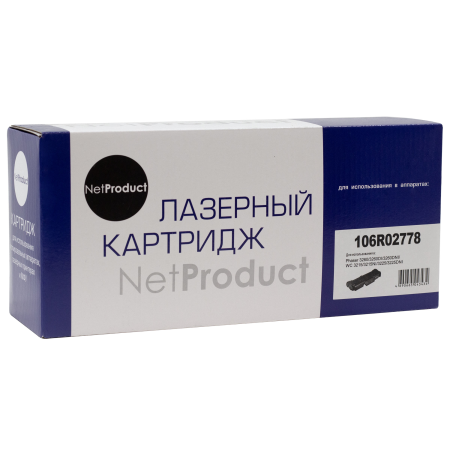 Тонер-картридж лазерный NetProduct N-106R02778 черный
