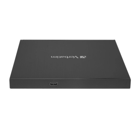 Внешний оптический привод Verbatim CD/DVD 43886 Slim USB-C черный