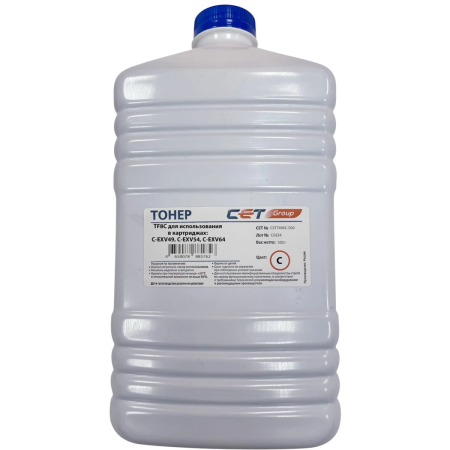 Тонер CET TF8C C-EXV49/54/64 (CET7496C-500N) голубой