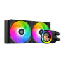Система водяного охлаждения ID-COOLING FX240 LCD (ID-CPU-FX240 LCD) черный